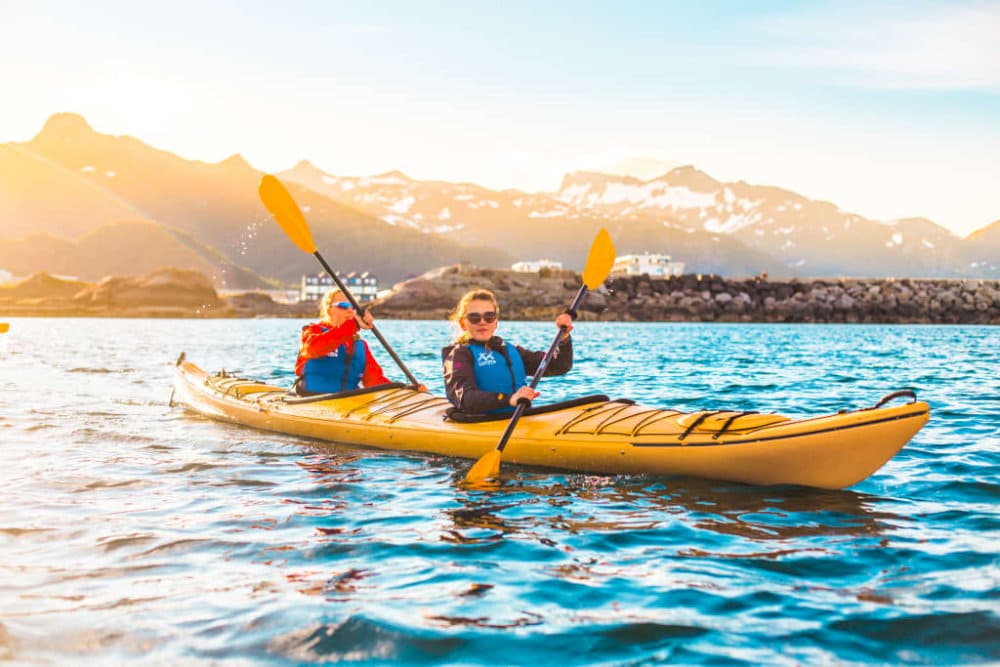 The beach offers a variety of sea activities that suit all interests and energy levels